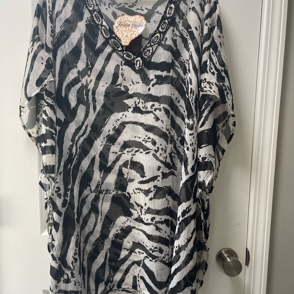 Tunic dress- cover up - size XL - new w/ tags